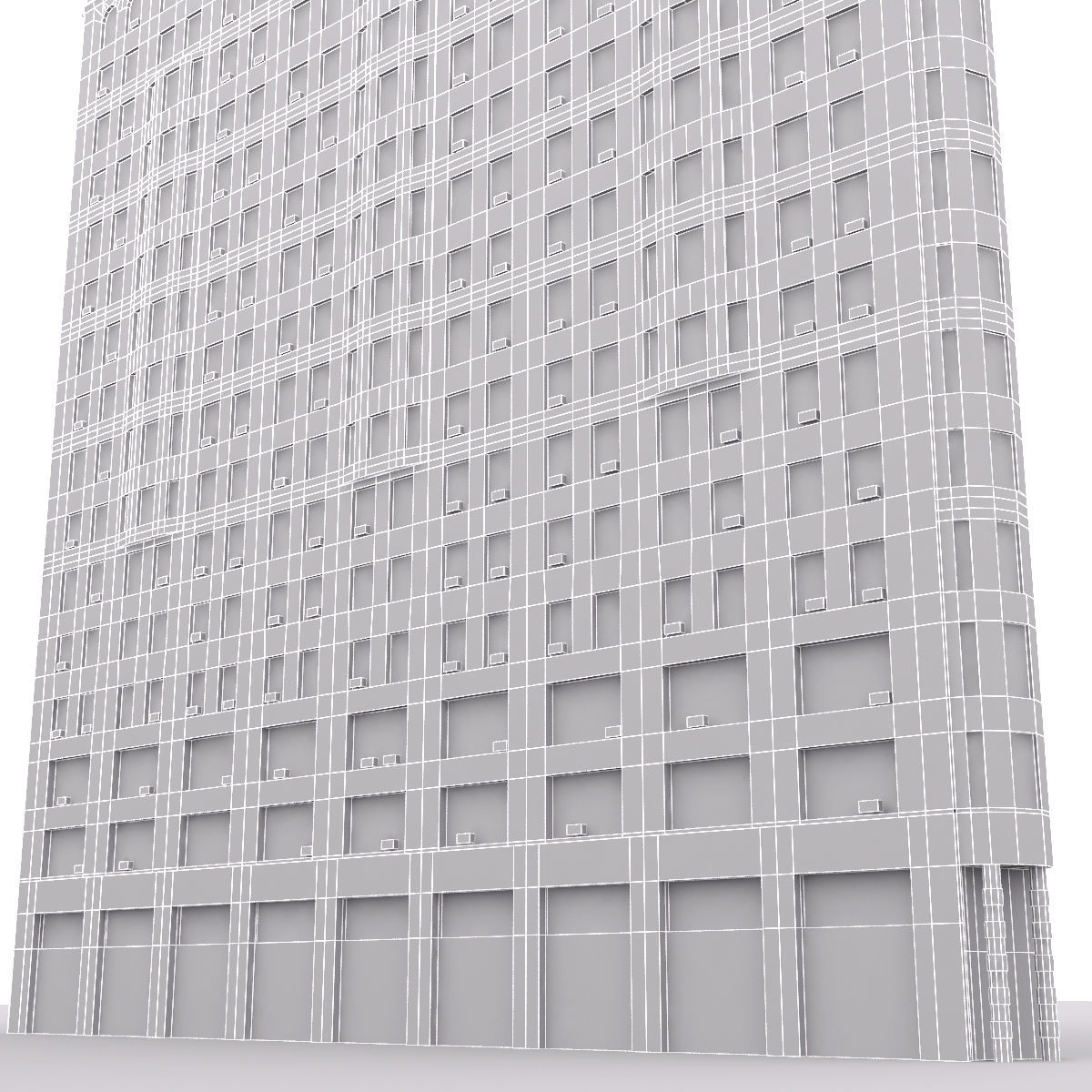 Flatiron Building Low-poly 3D model_12