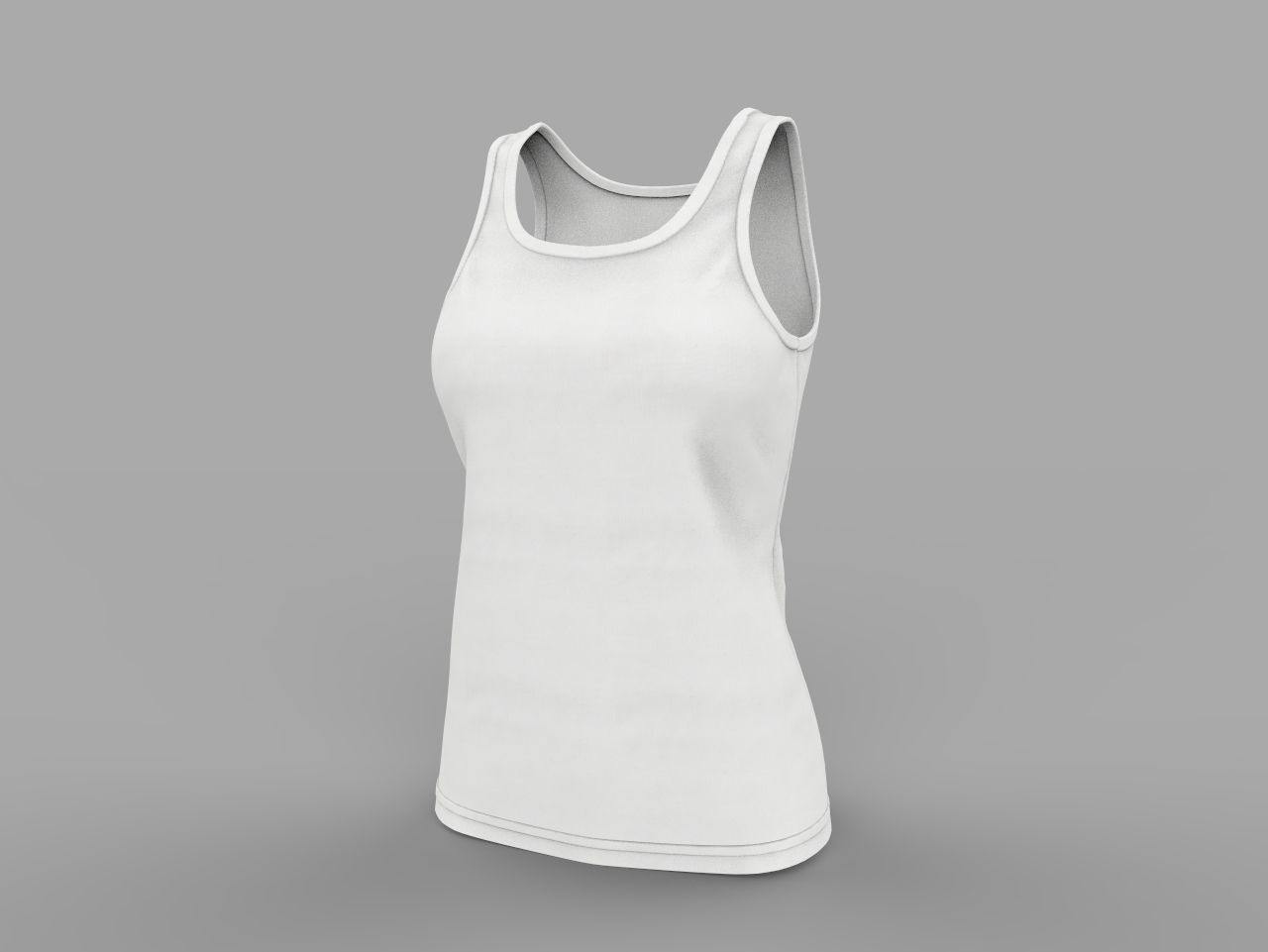 3D model Women tank top with UV map VR / AR / low-poly | CGTrader