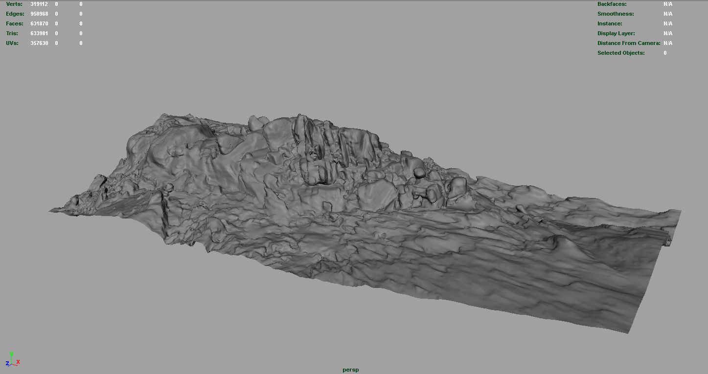 MOUNTAIN ROCKS 2 Low-poly 3D model_10