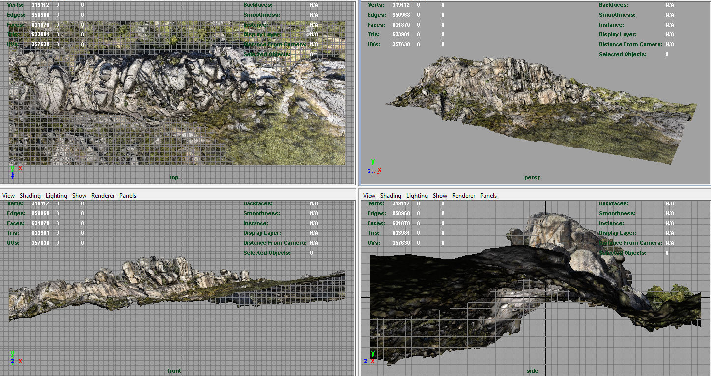 MOUNTAIN ROCKS 2 Low-poly 3D model_11
