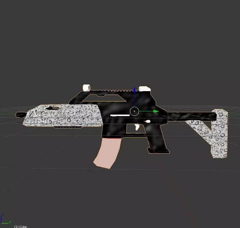 carabine gun 3D model