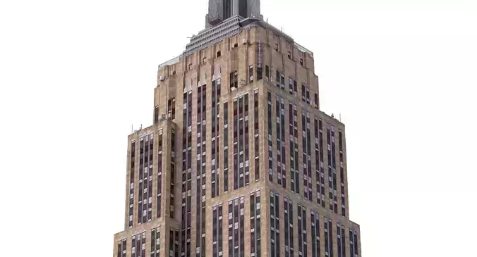 Empire State Building Low-poly 3D model