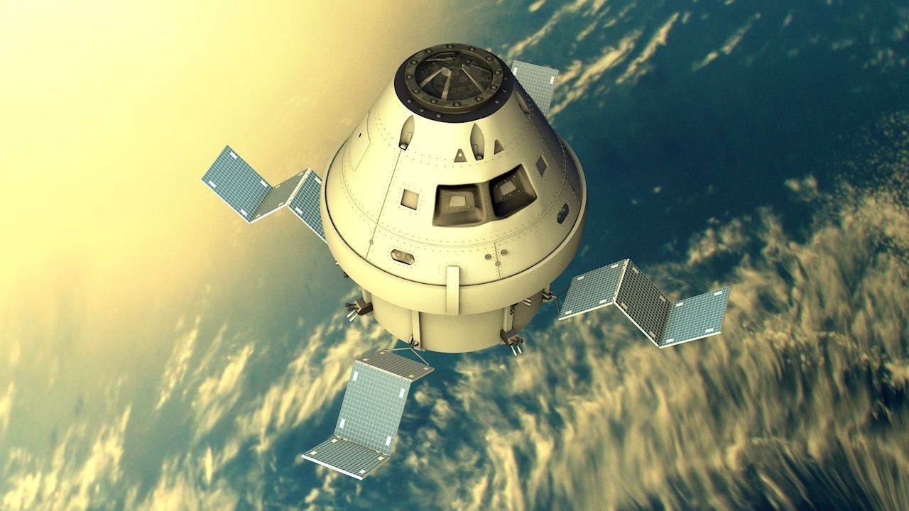 Spacecraft 3D model_2