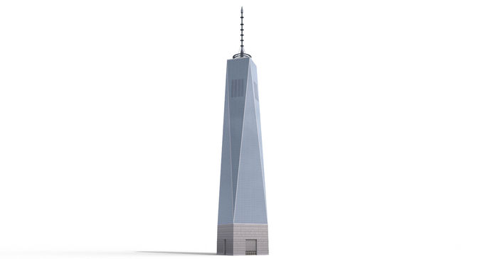 Freedom Tower Low-poly 3D model