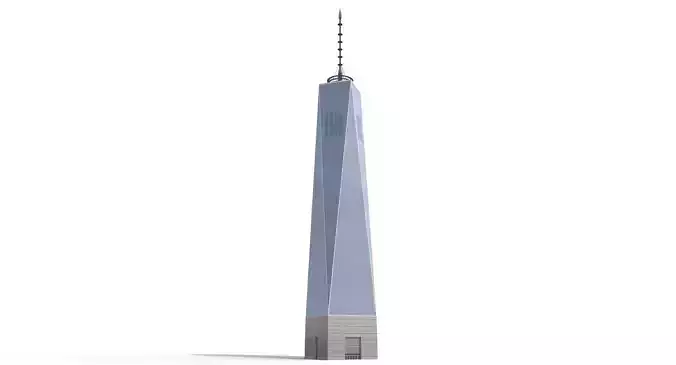 Freedom Tower Low-poly 3D model