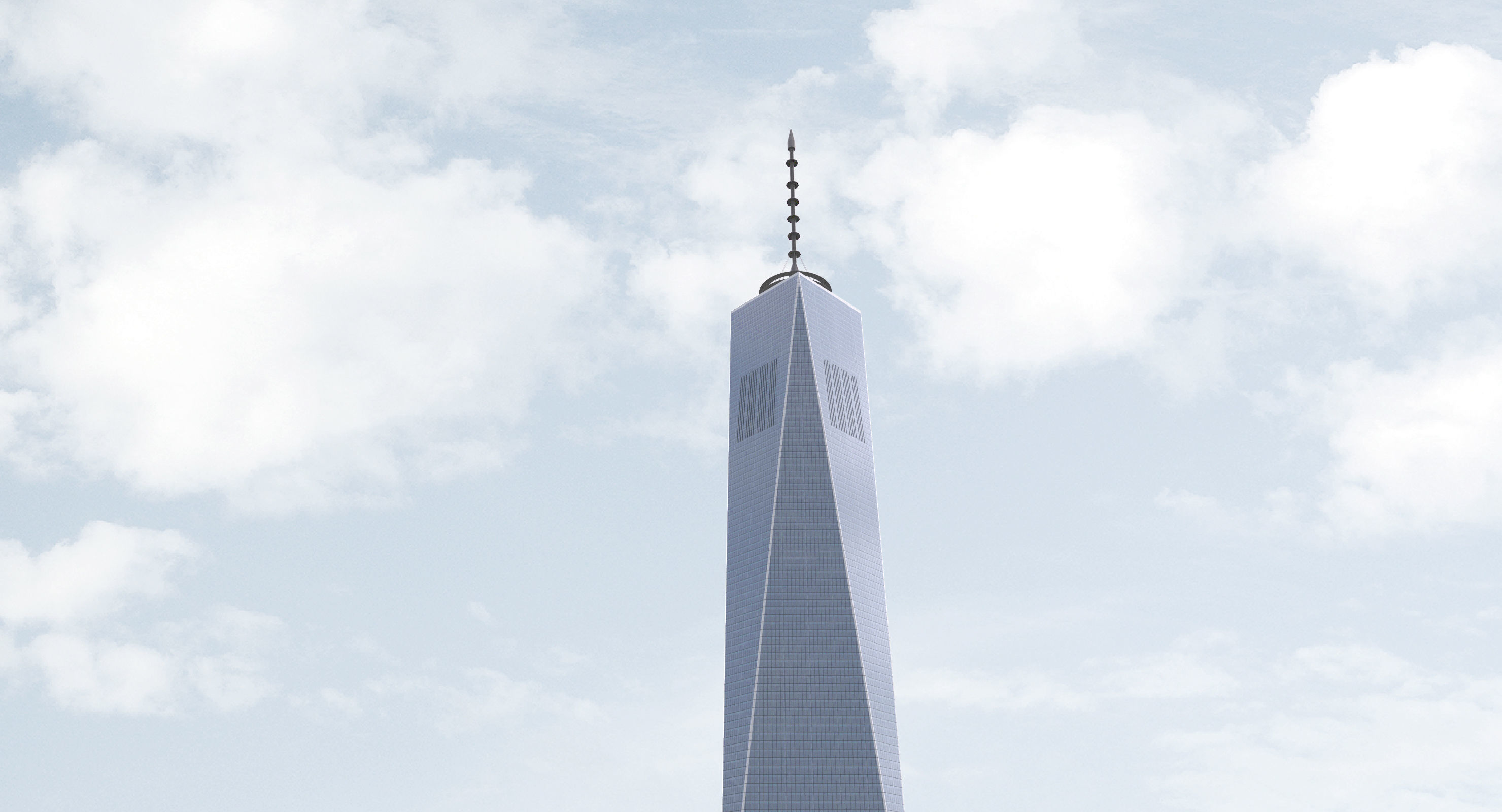 Freedom Tower Low-poly 3D model_2