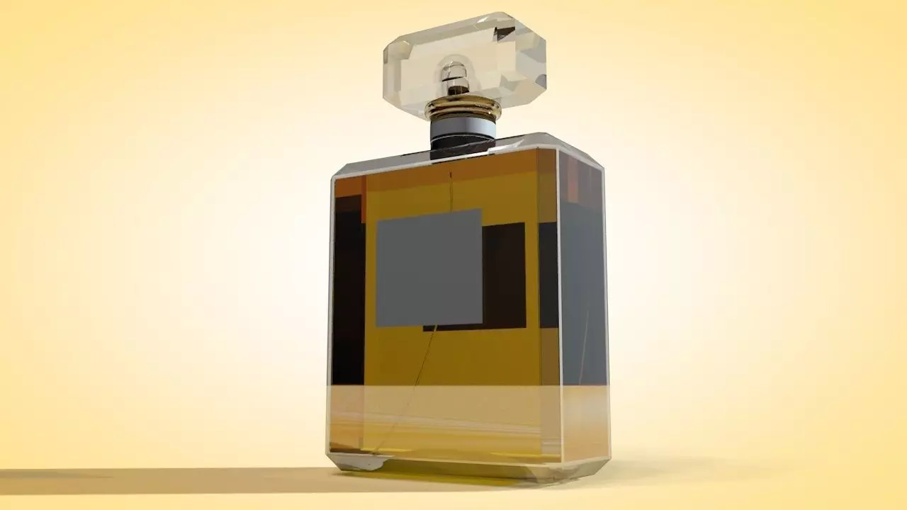 Perfum perfume bottle 3D model_0