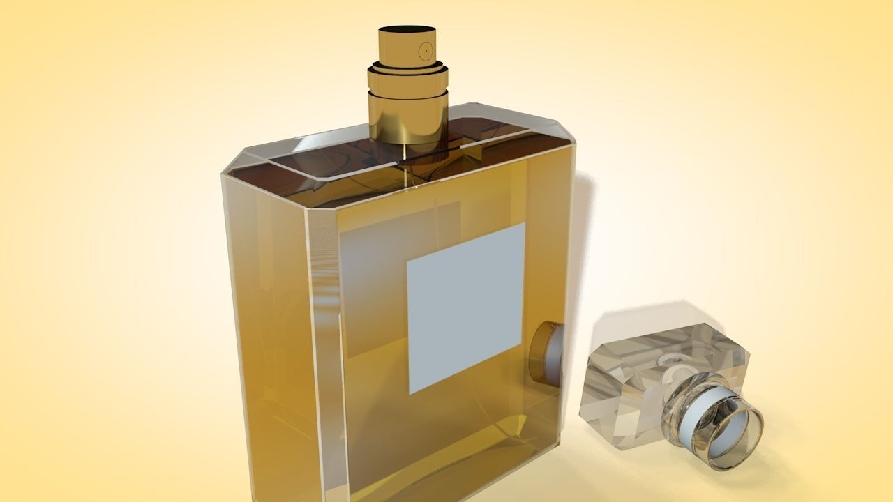 Perfum perfume bottle 3D model_2