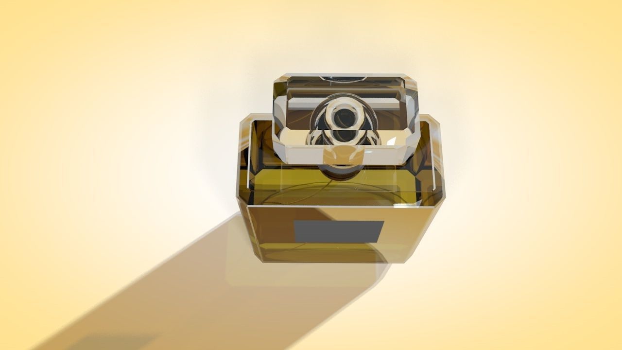 Perfum perfume bottle 3D model_1