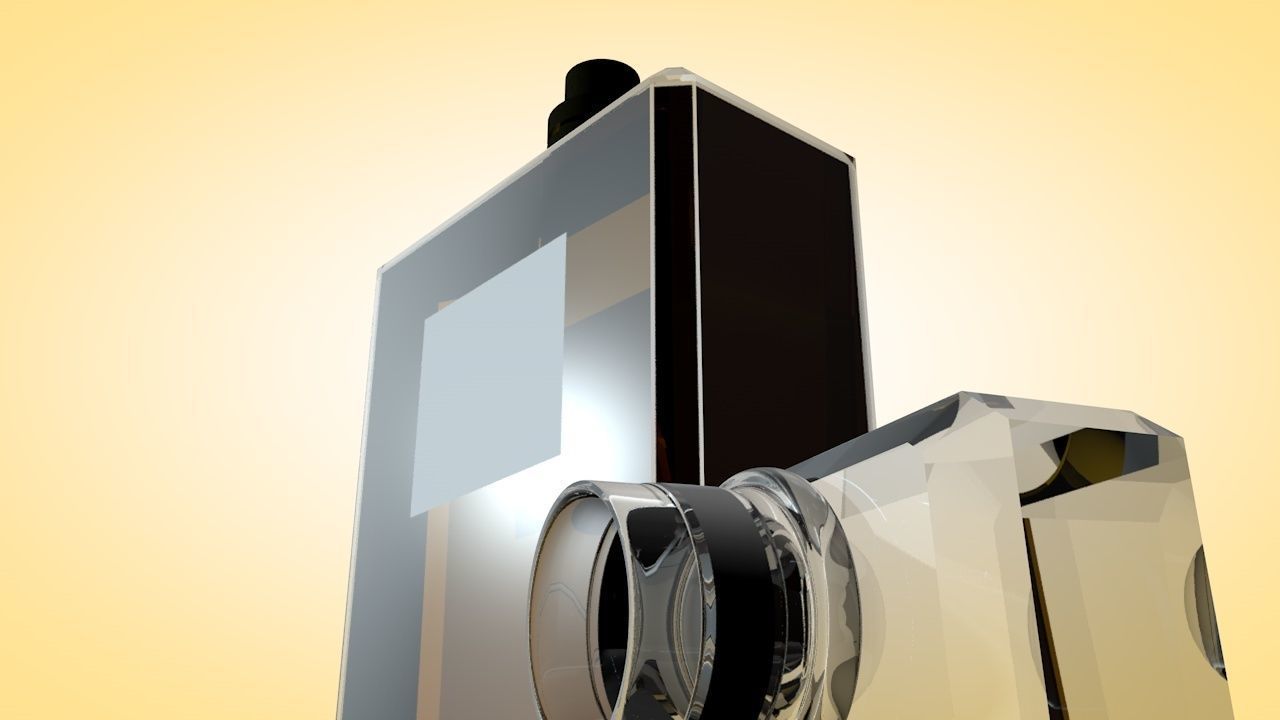 Perfum perfume bottle 3D model_3