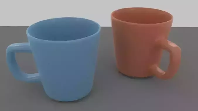 Coffee Cups 3D model