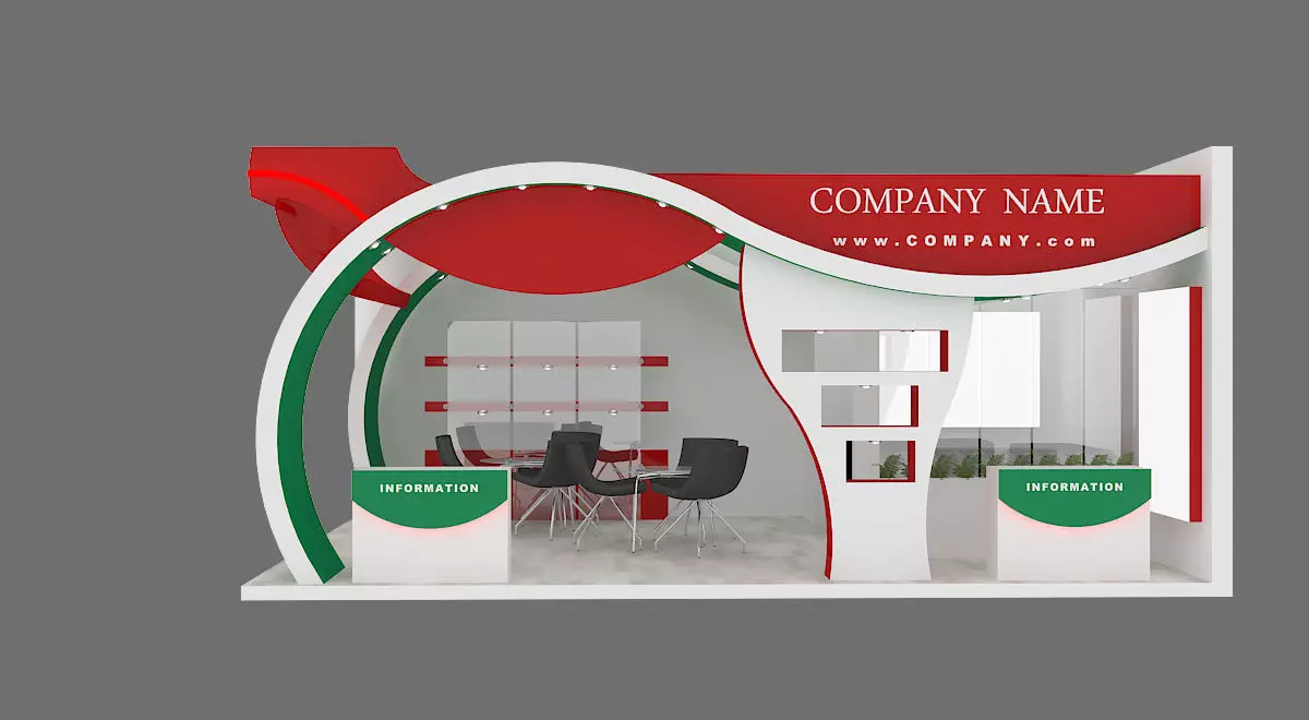exhibition stand 16 3D model_0