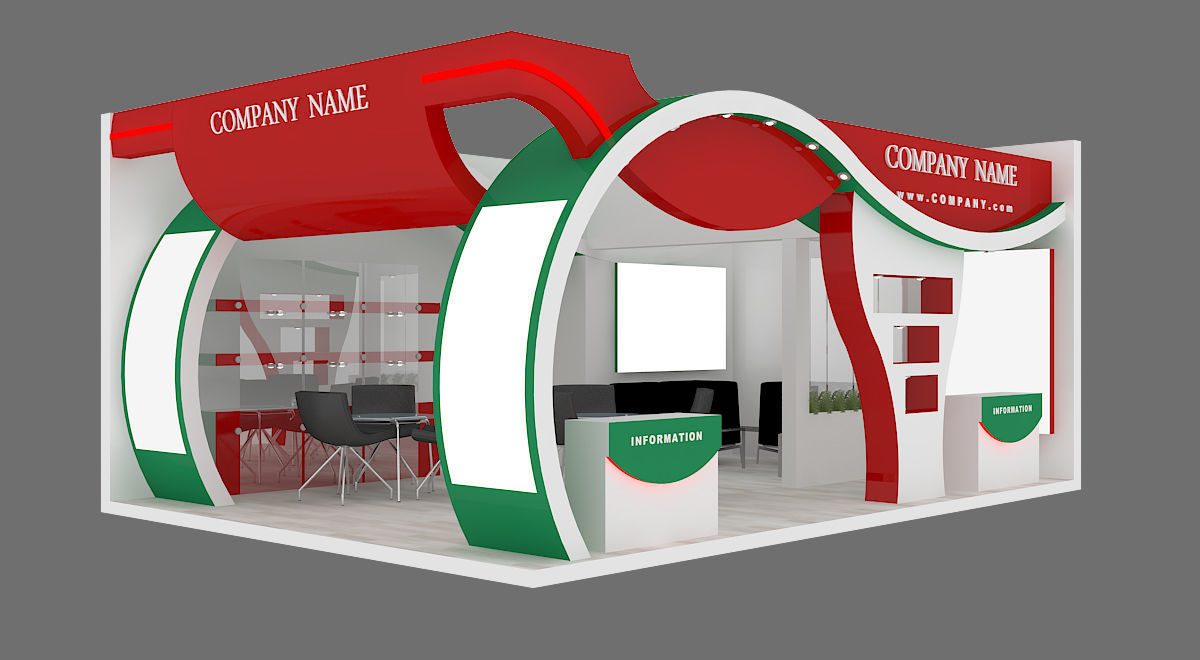 exhibition stand 16 3D model_1