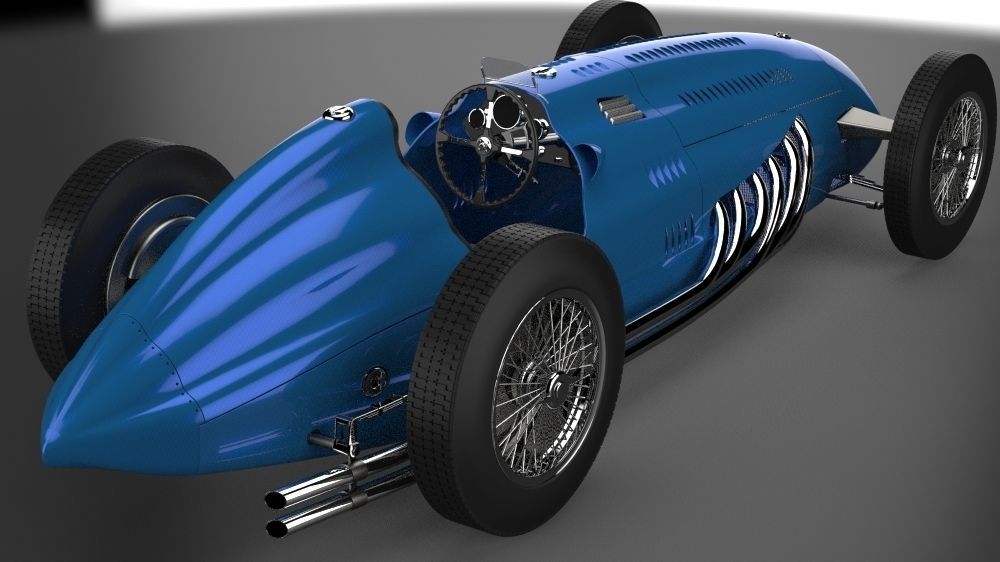 Talbot Lago T26C - 1949 Free 3D model_2