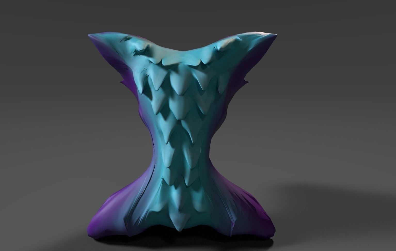 Bat Cat sculpture Free low-poly 3D model_8