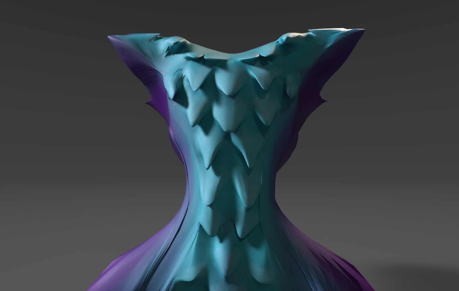 Bat Cat sculpture Free low-poly 3D model_3