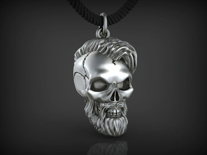 Pendant Skull 01 3D print model