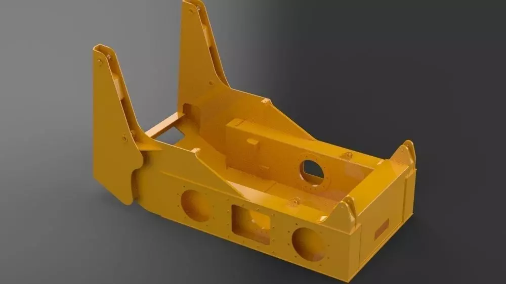 Skid Steer Loader Frame Free 3D model