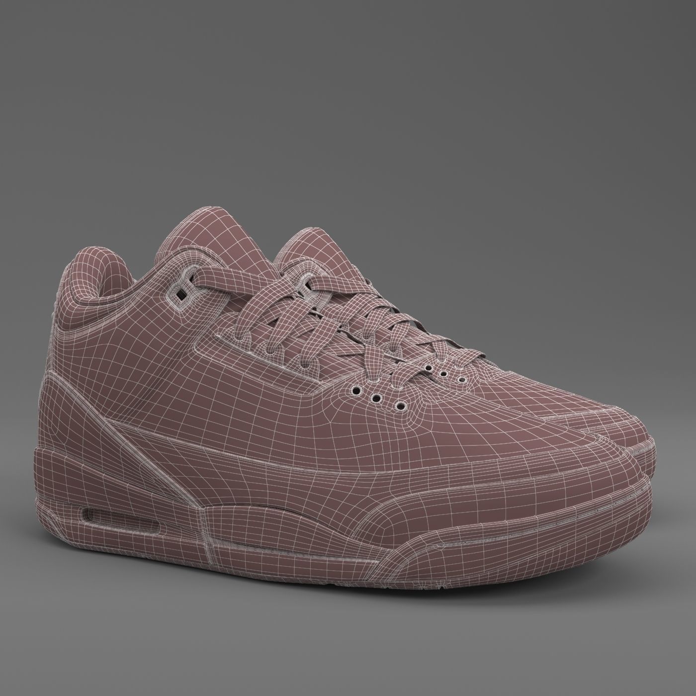 Air Jordan 3 Retro PBR 3D model_10