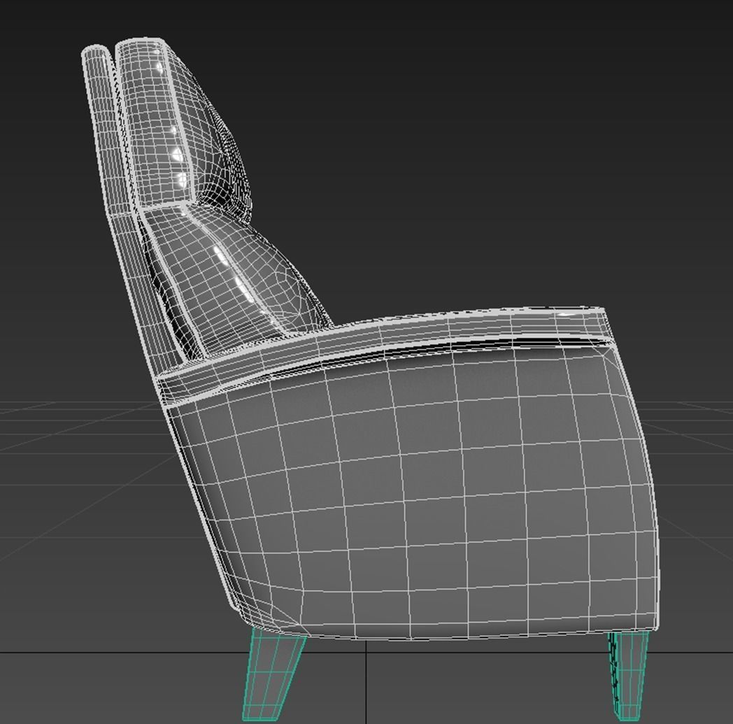 Armchair Soaid 3D model_6