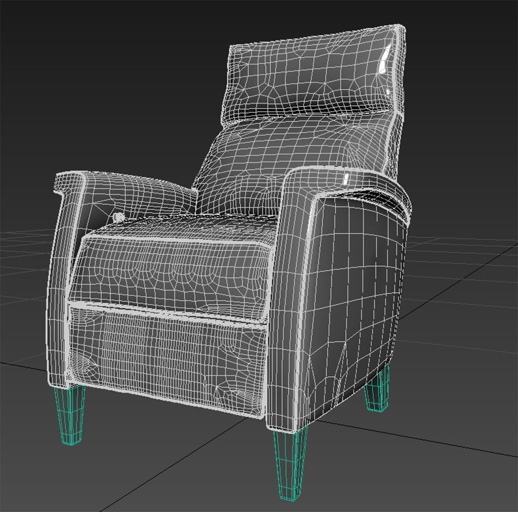 Armchair Soaid 3D model_8