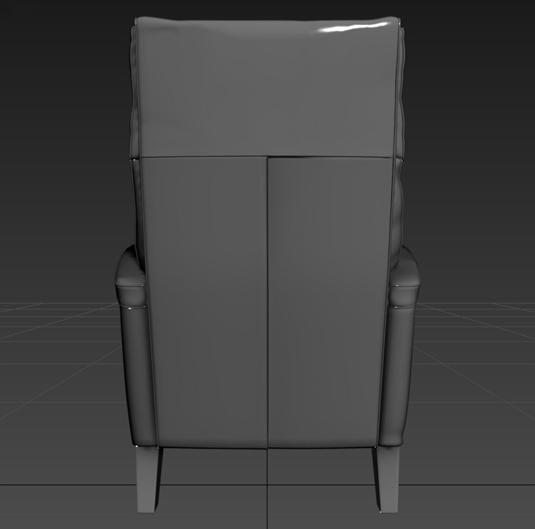 Armchair Soaid 3D model_3