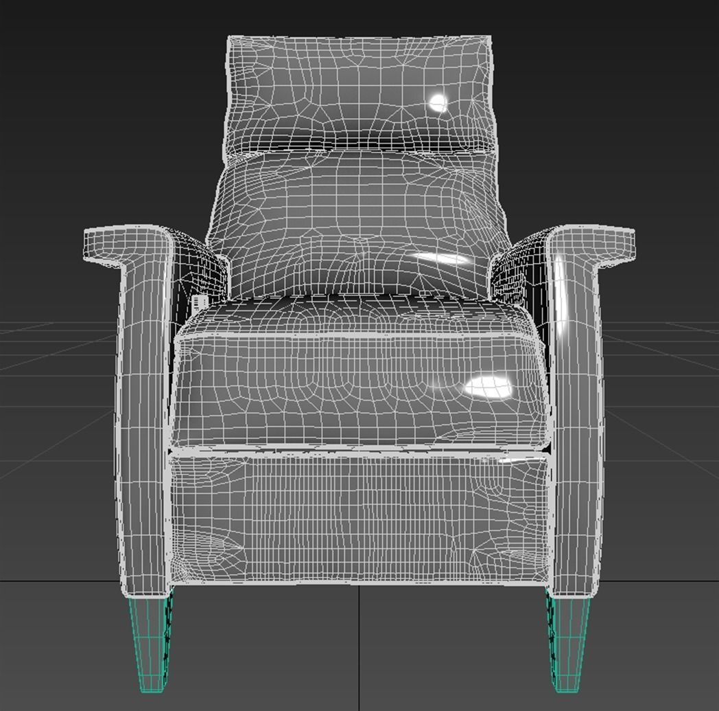 Armchair Soaid 3D model_7