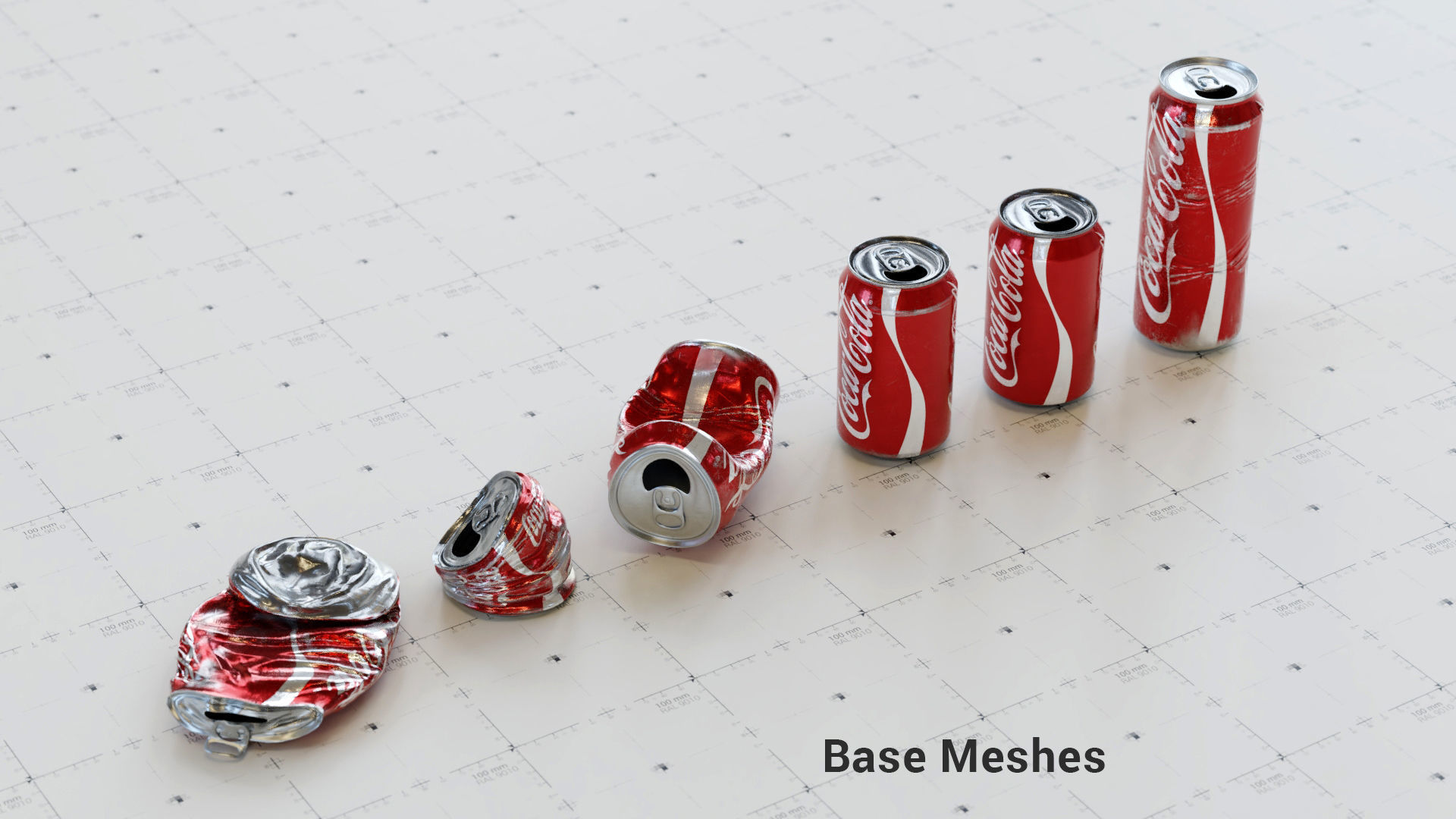 Trash Cans Garbage 24 Types - 3D Asset Kit PBR Low-poly 3D model_6