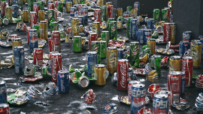 Trash Cans Garbage 24 Types - 3D Asset Kit PBR Low-poly 3D model