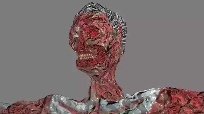 Undead human skeleton