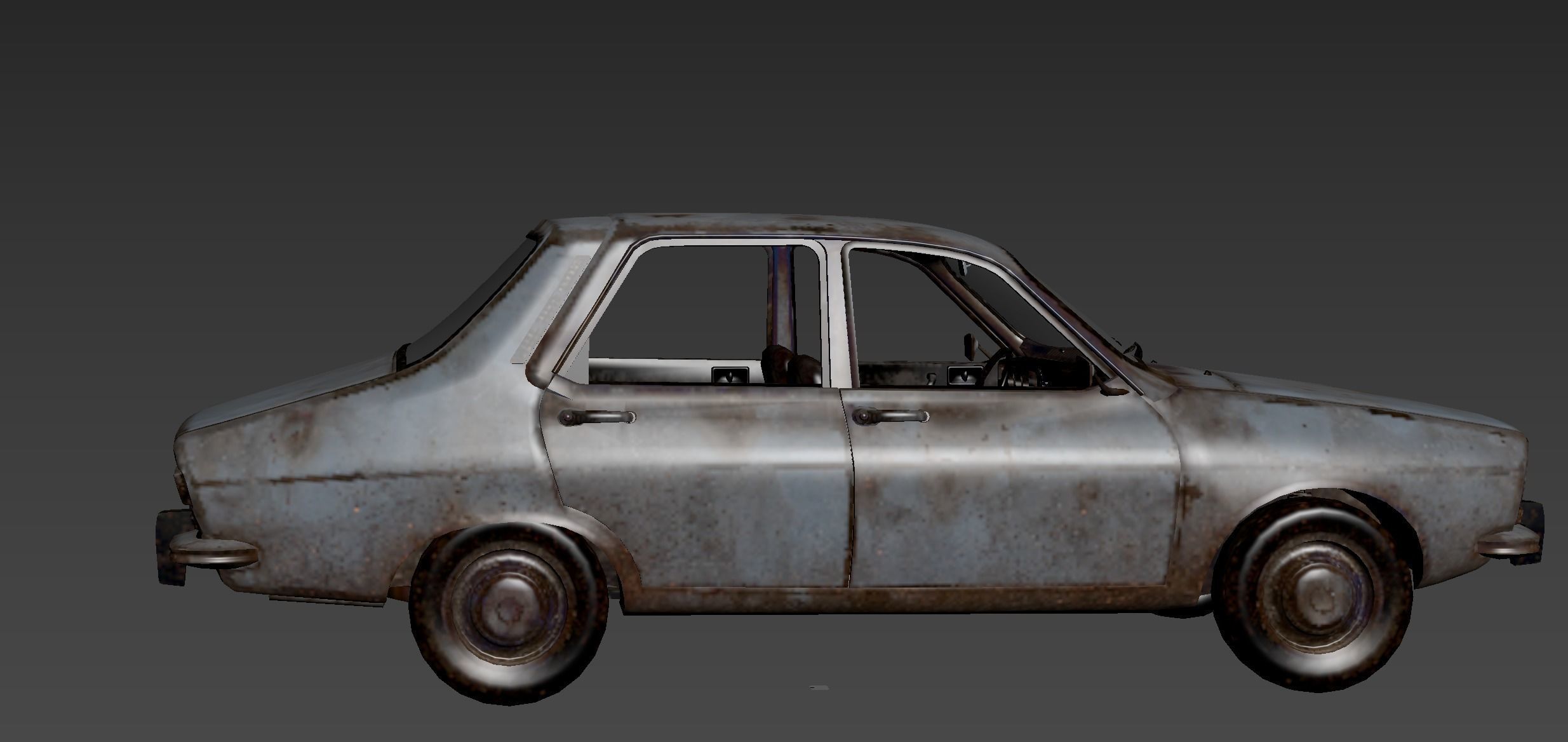 The jedi survival car 3D model_9