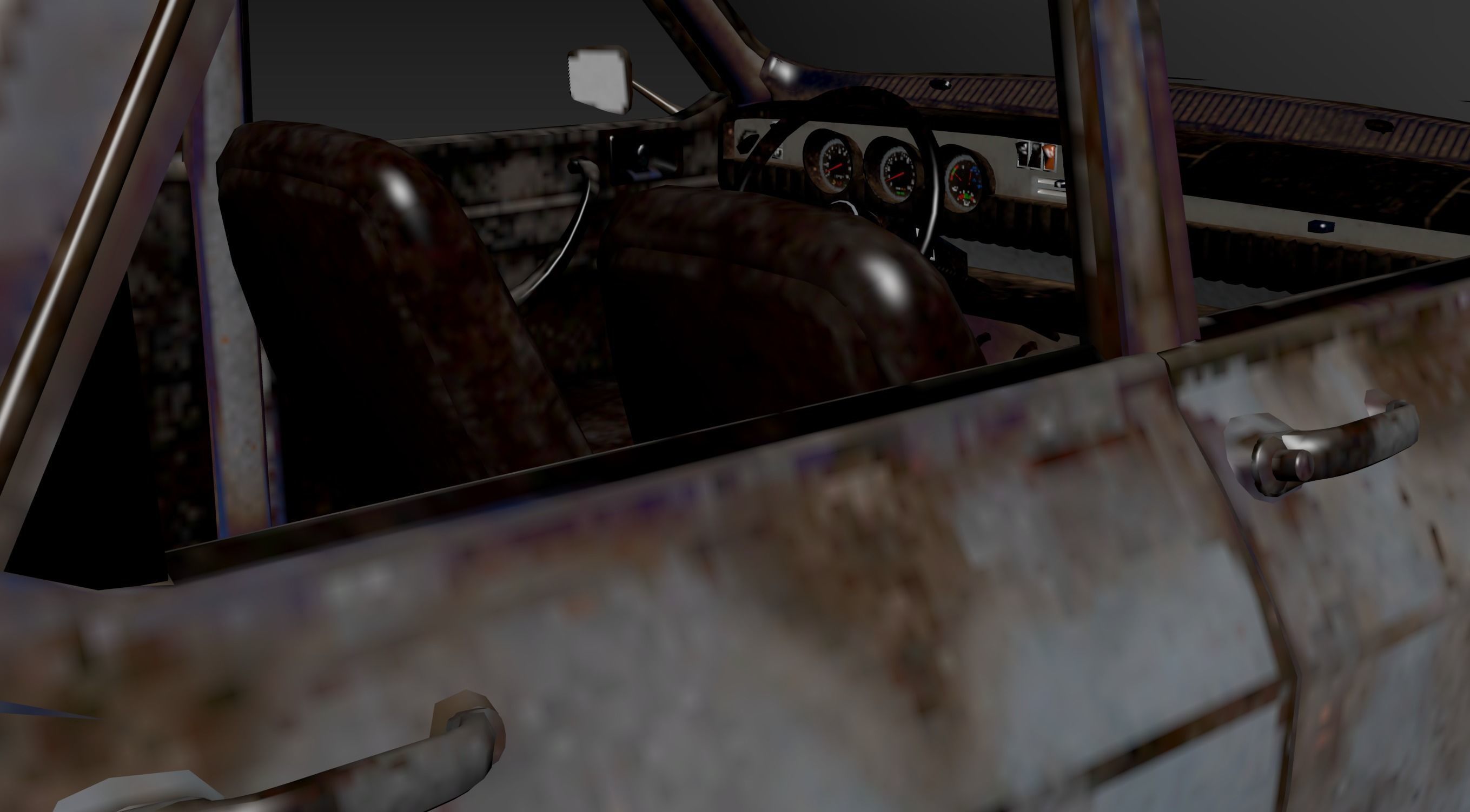 The jedi survival car 3D model_7