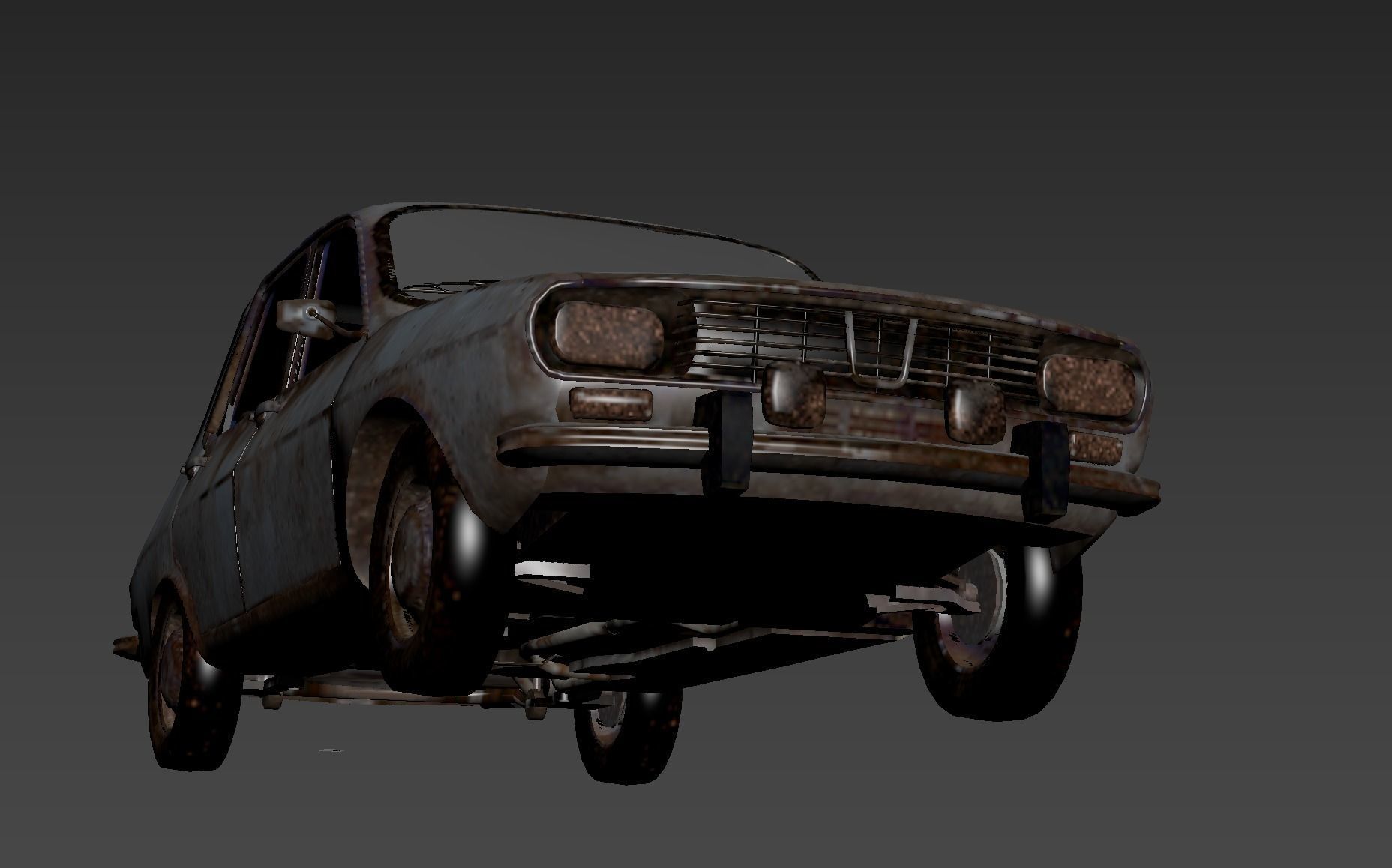 The jedi survival car 3D model_2