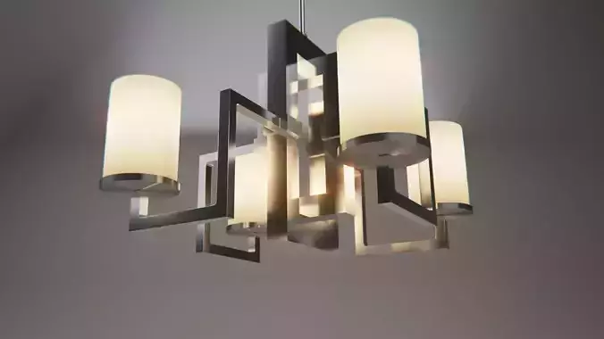 chandelier modern with four lights