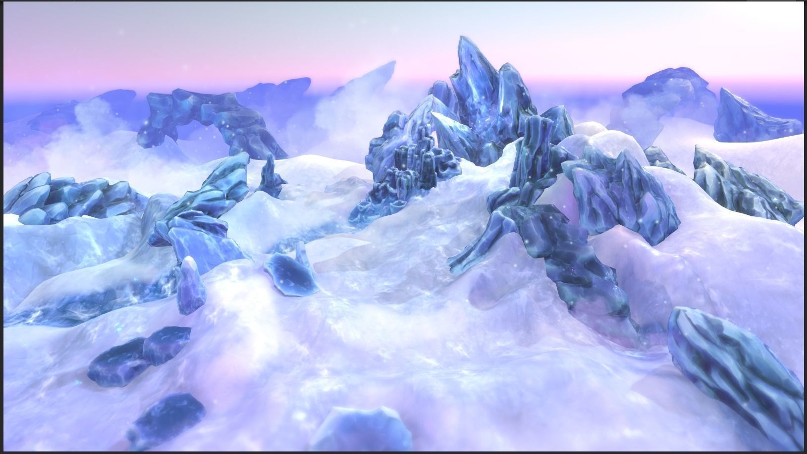 FROST - Frozen Environment Kit Low-poly 3D model_4