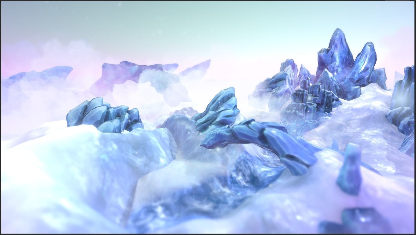 FROST - Frozen Environment Kit Low-poly 3D model_3