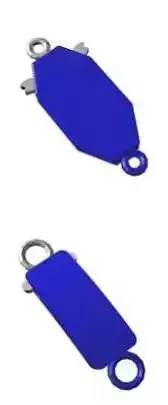 Box clasps -  Jewels 3D Library - Conception of jewels 3D print model