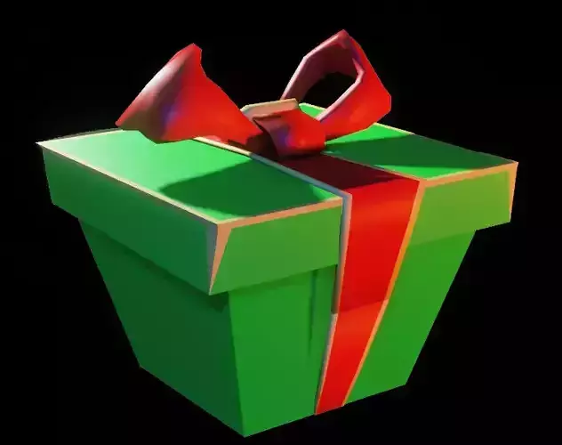Giftbox - Mobile Game Asset Low-poly 3D model