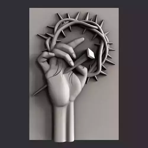 3d STL models for CNC religion