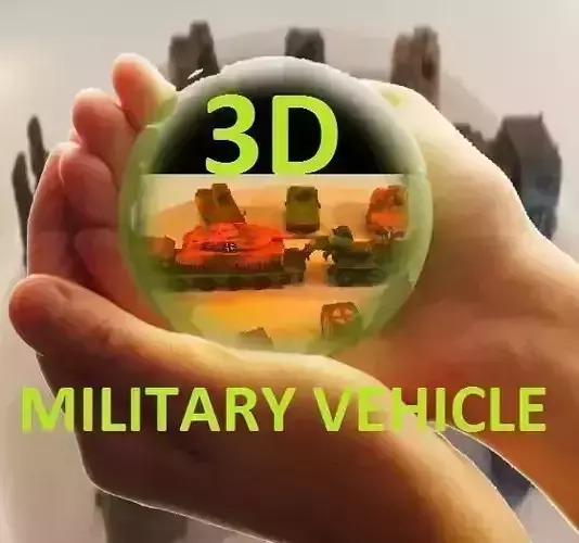 zehn  3D deutsche Panzer und Fahrzeuge 