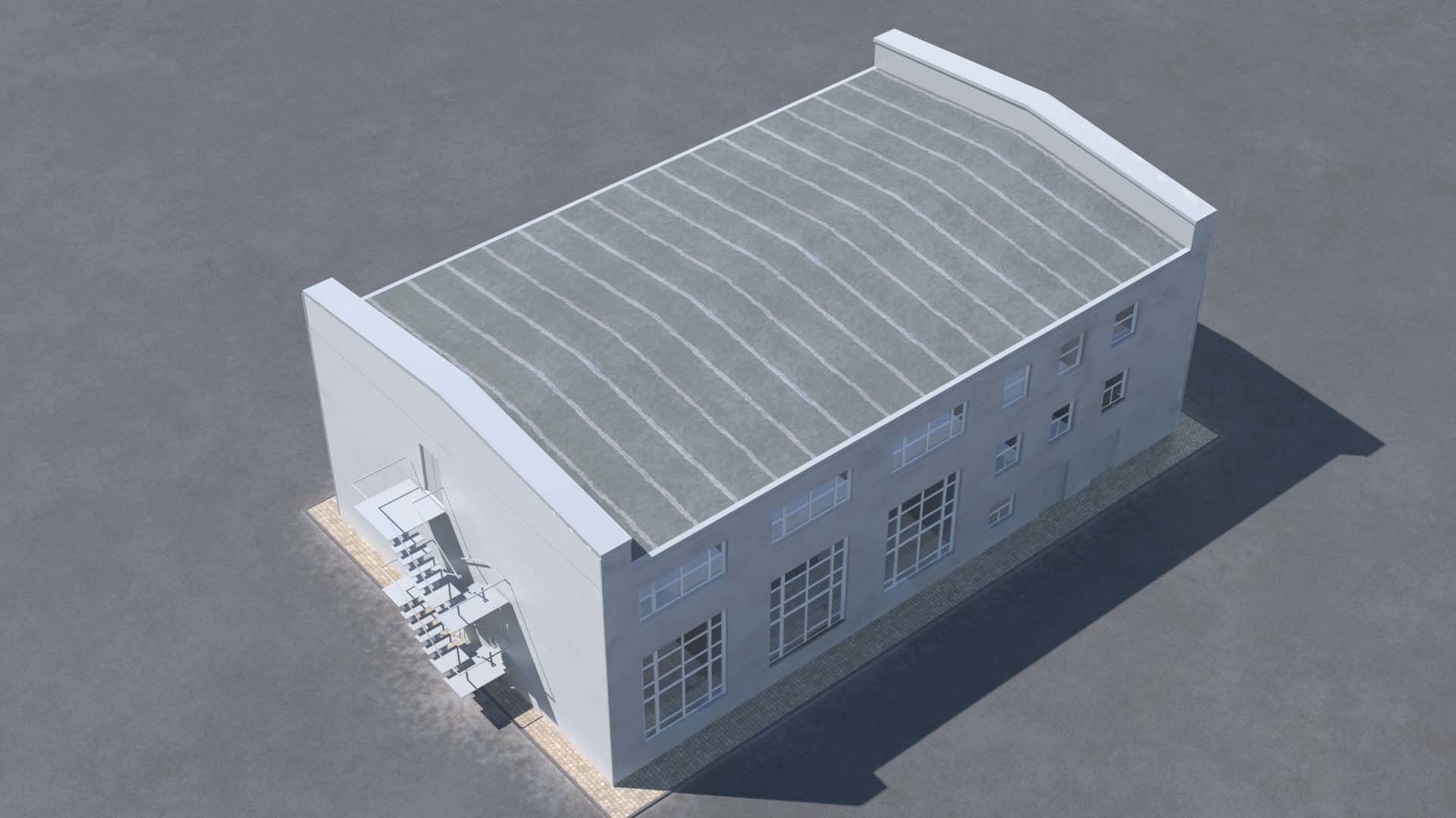 Building office v2 3D model_1