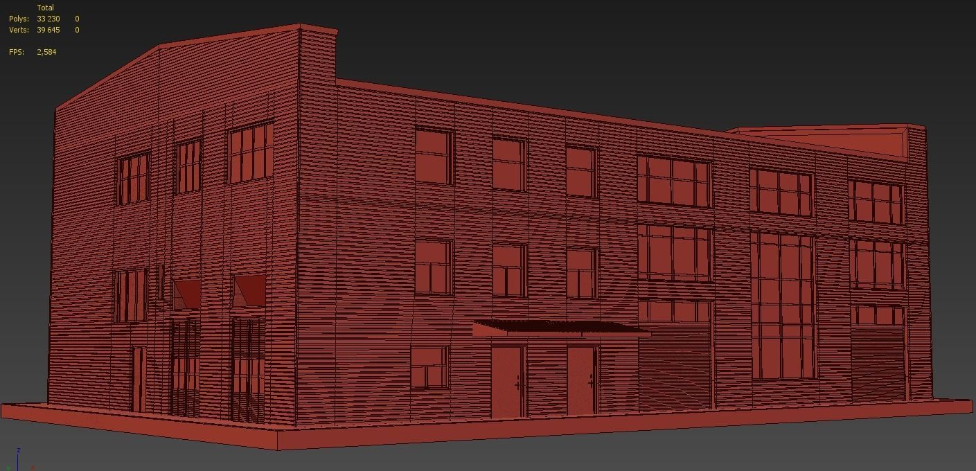 Building office v2 3D model_8