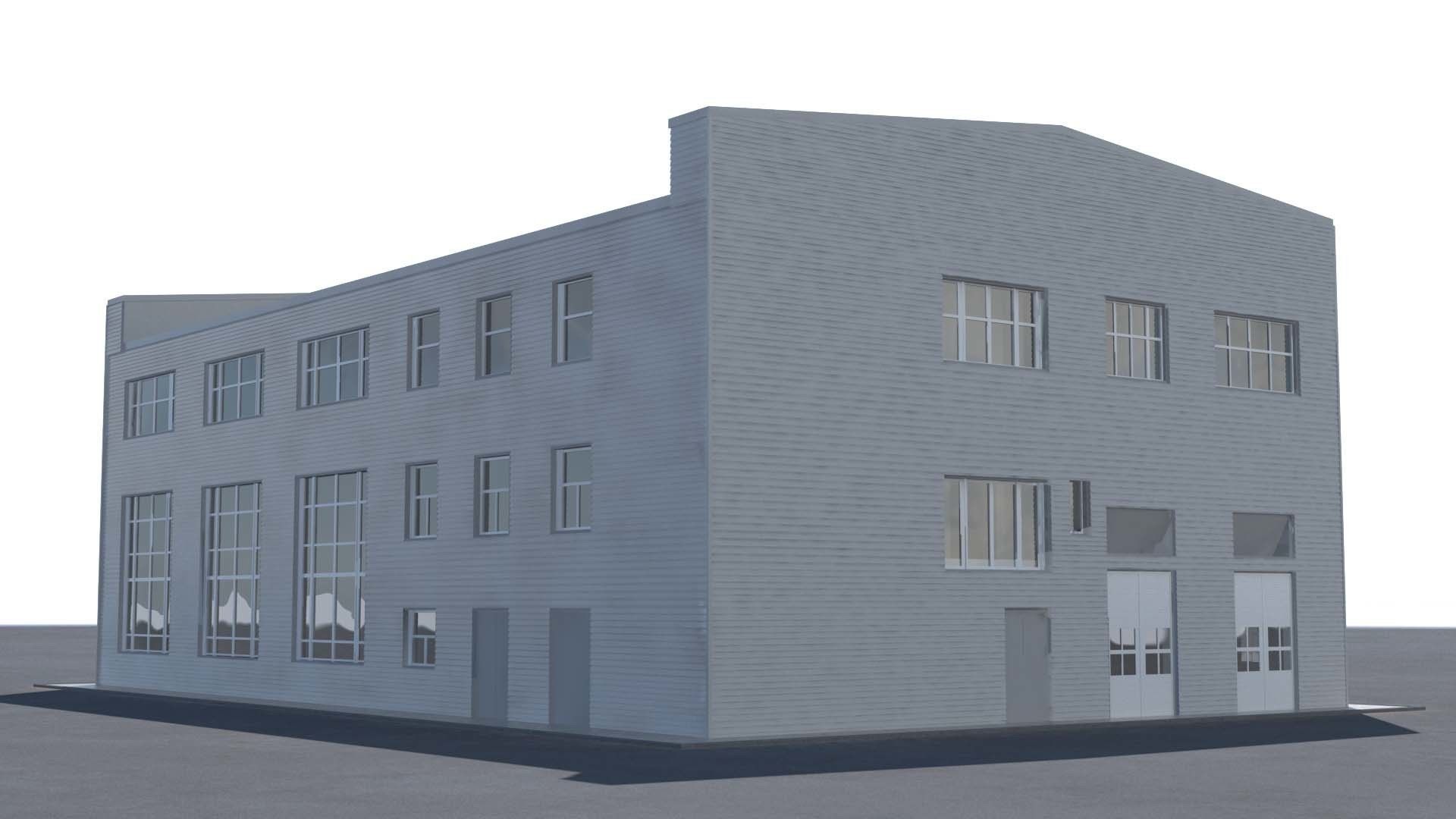 Building office v2 3D model_6