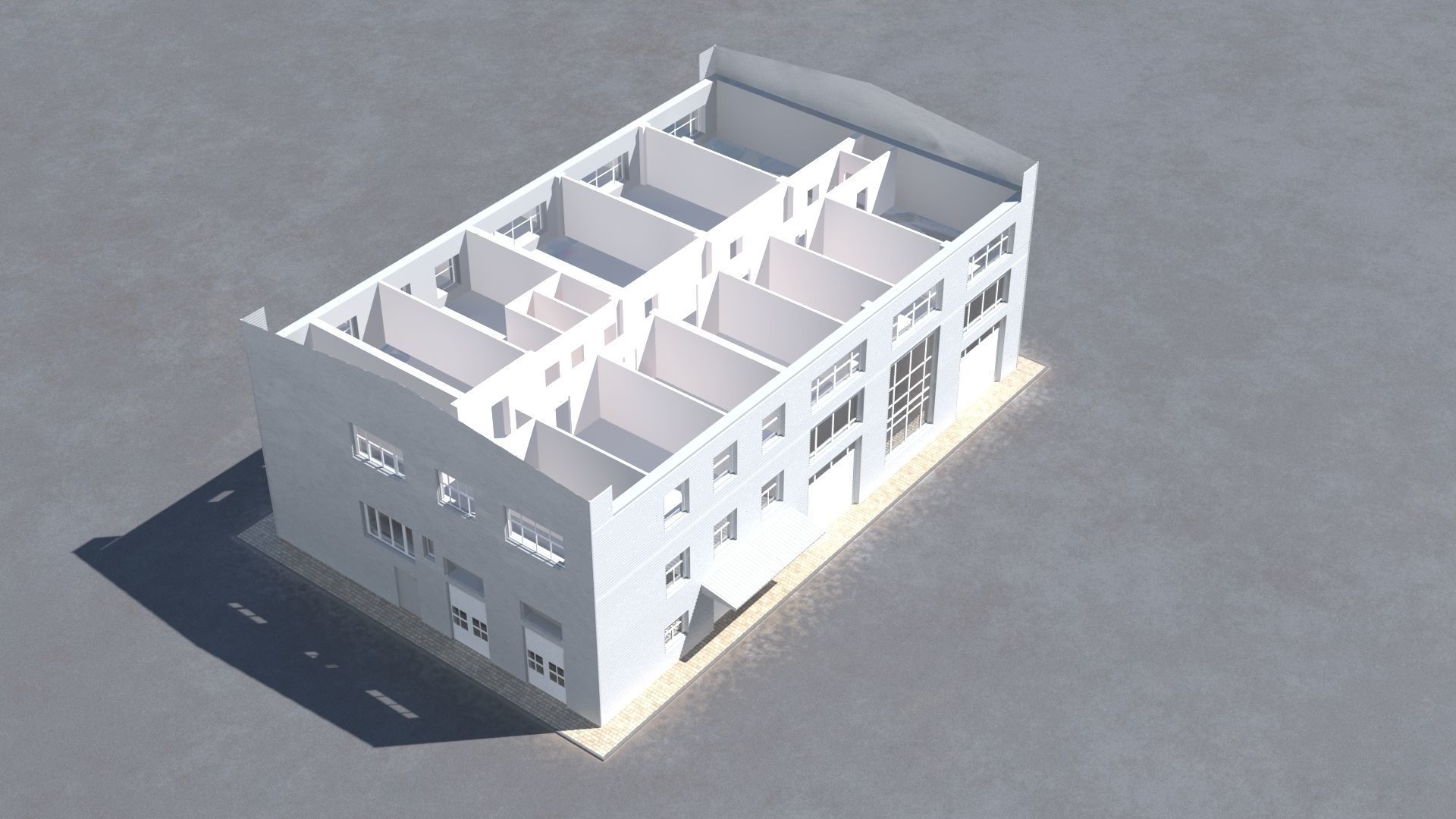 Building office v2 3D model_11