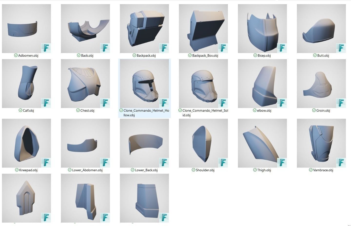 Republic Commando Cosplay 3D Print Model 3D print model_6
