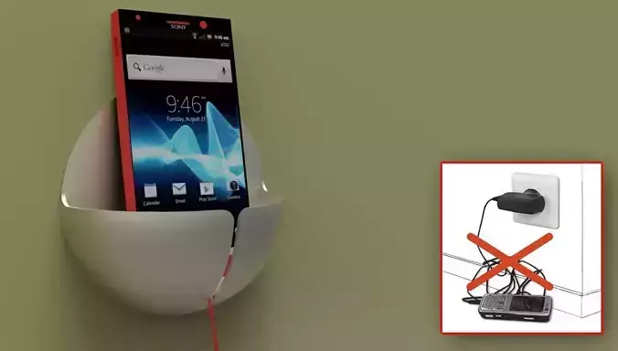 Wall Mobile Stand For Charging