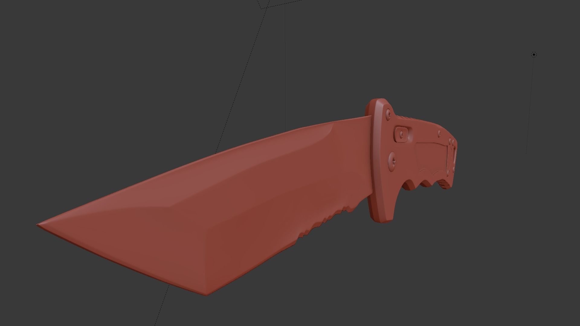 knife 3d model folding pocket 3D model_6