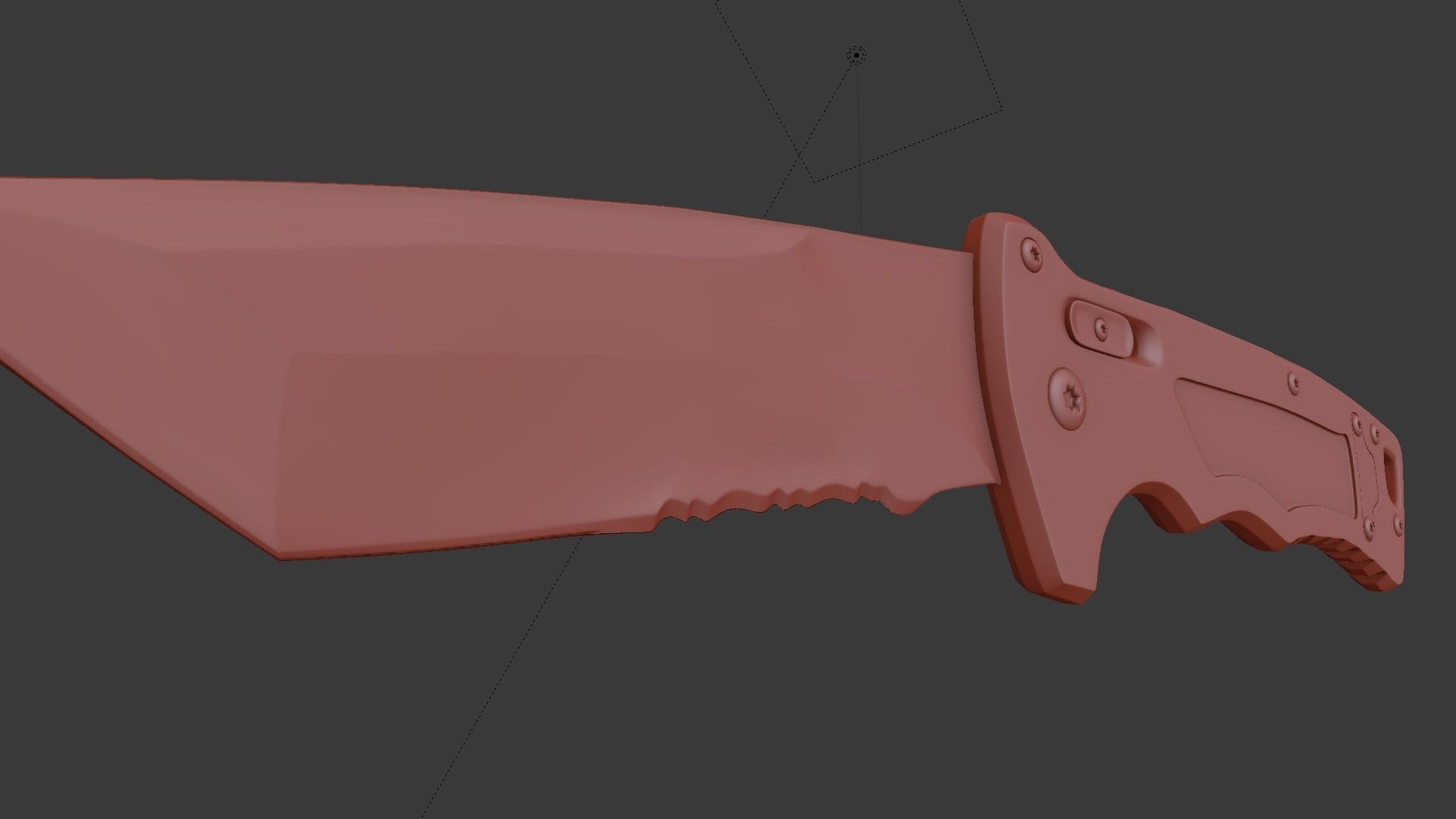 knife 3d model folding pocket 3D model_8