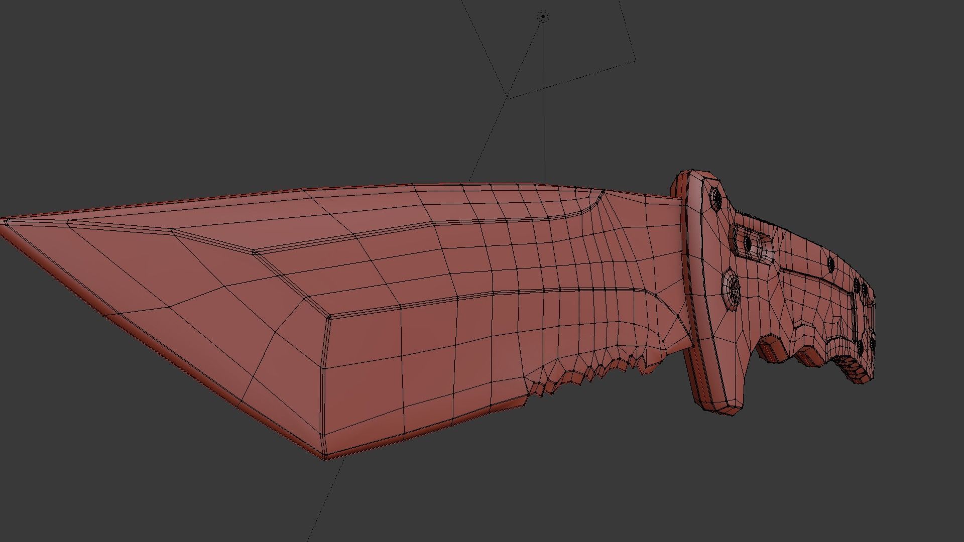 knife 3d model folding pocket 3D model_13