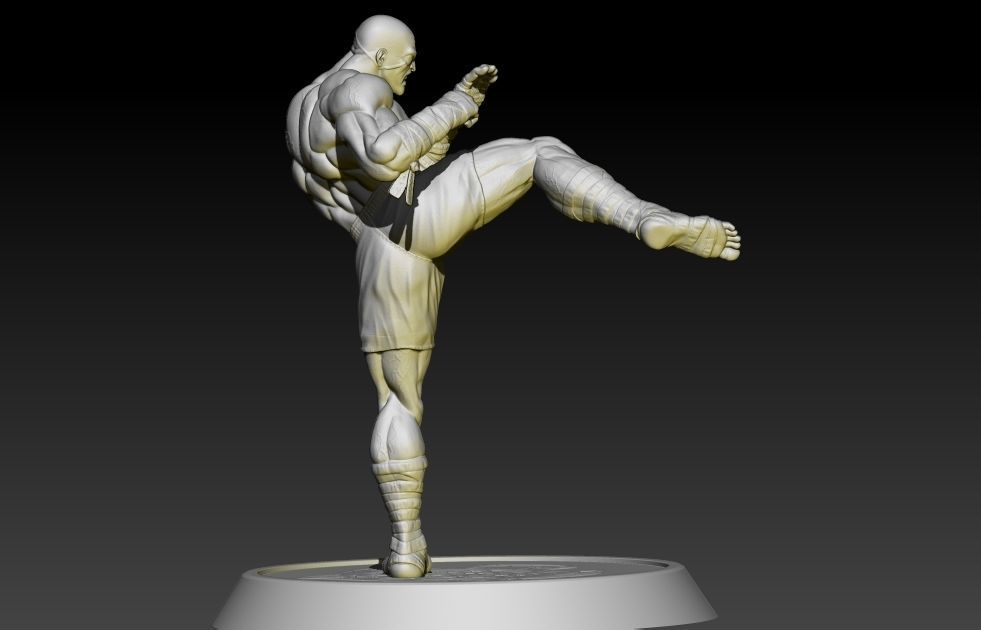 Street Fighter Sagat 3D print model_5